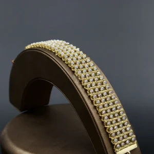 دستبند نقره بافت ایتالیایی - زنانه