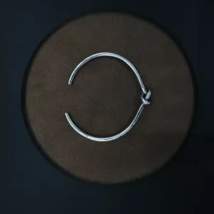 دستبند پالهنگ بنگل نقره کد WB-29