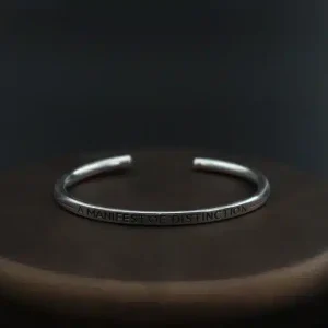 دستبند پالهنگ بنگل نقره کد WB-49