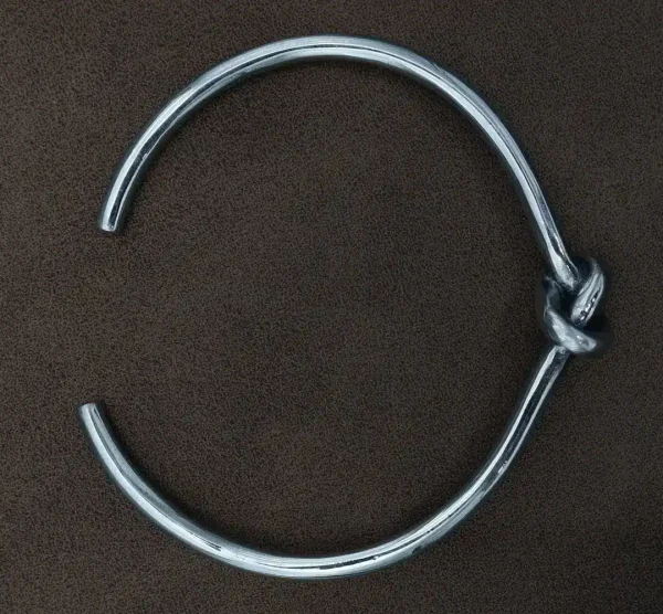 دستبند پالهنگ بنگل نقره کد WB-29