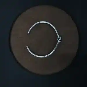 دستبند پالهنگ بنگل نقره کد WB-29