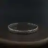 دستبند پالهنگ بنگل نقره کد WB-48