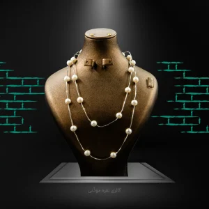 گردنبند و زنجیر نقره آبکاری طلا ۹۲۵ عیار کد WN-97