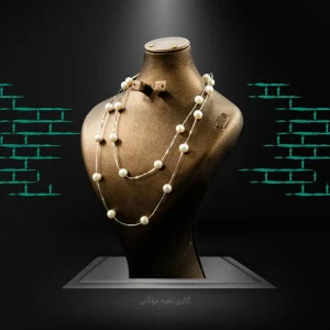 گردنبند و زنجیر نقره آبکاری طلا ۹۲۵ عیار کد WN-97 رنگ ثابت
