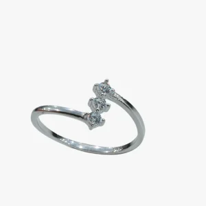 انگشتر نقره مینیمال کد WR-133