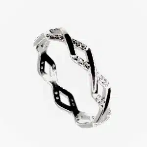 انگشتر نقره مینیمال کد WR-138