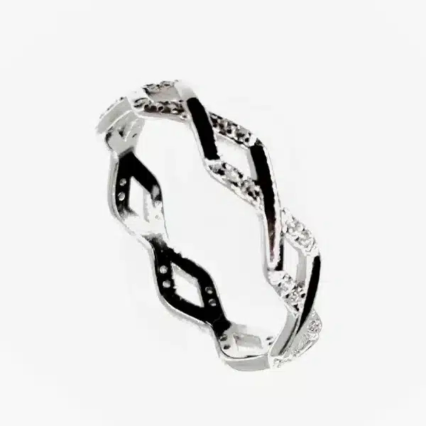 انگشتر نقره مینیمال کد WR-138