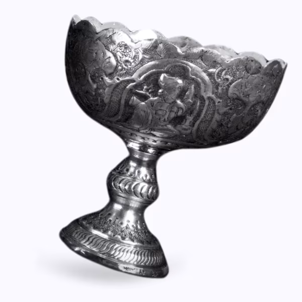 ست آجیل خوری پایدار سیاه قلم  طرح صورت  عیار ۸۴ - Image 7