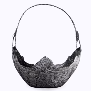 سبد دسته دار کوچک  گل مرغ عیار ۸۴