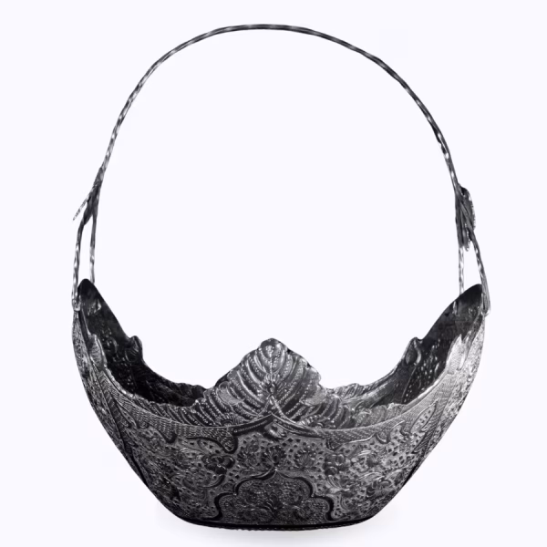 سبد دسته دار کوچک  گل مرغ عیار ۸۴